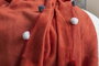 L'essentiel linge de maison Pom Pom - Rojo teja